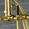 Aqua Vintage Deck-Mount Clawfoot Tub Faucet, Brushed Brass, Deck Mount AE8107DKL - alternate 5